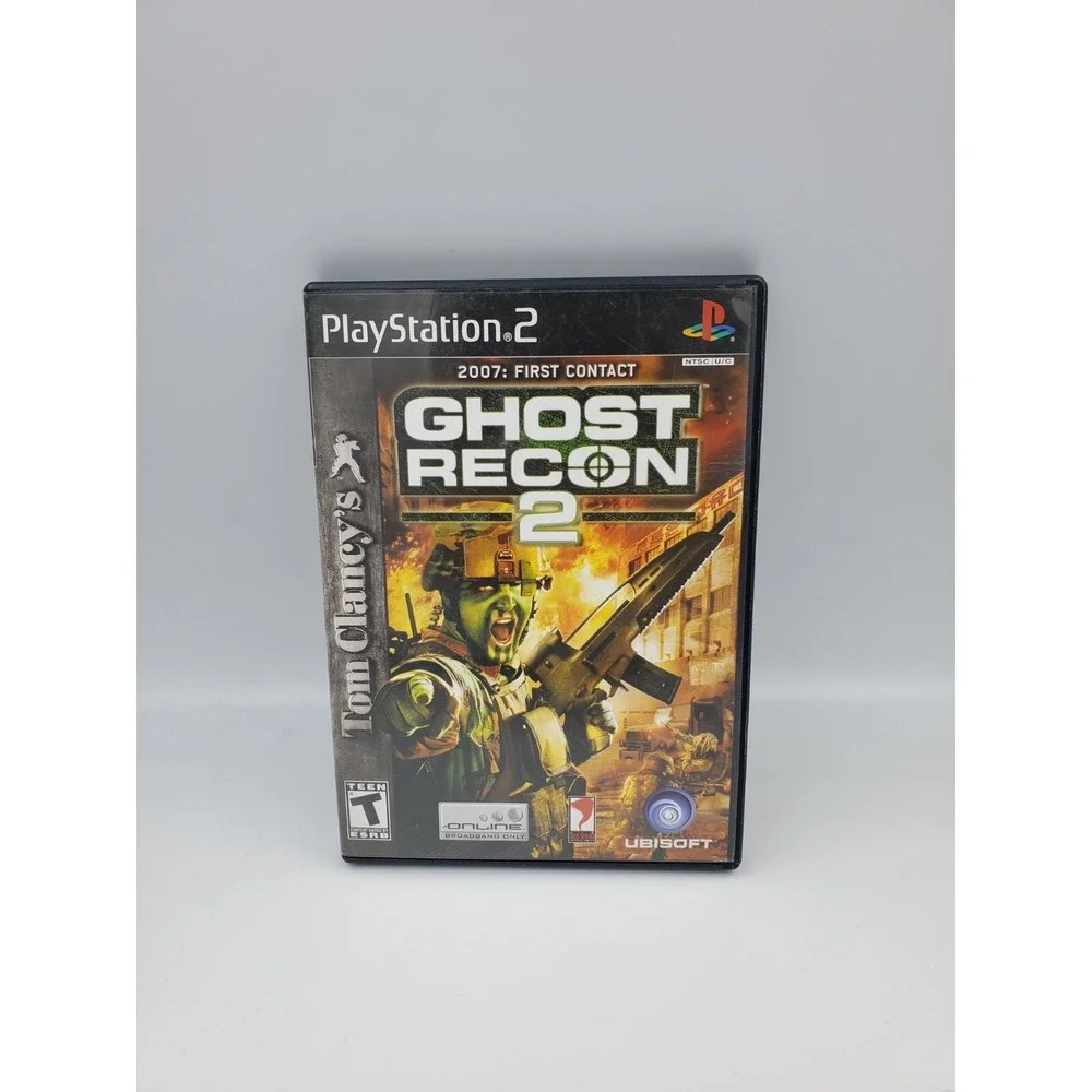 Tom Clancy's Ghost Recon 2 Sony Playstation 2 PS2 2004 CIB Complete Manual Works